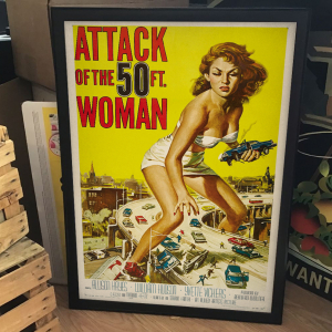  - FRAMED SCI-FI MOVIE POSTER - Attack of the 50ft. Woman - (Allied Artists, 1958)