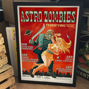  - FRAMED SCI-FI MOVIE POSTER - Astro Zombies (Jack Harris Enterprises, R-1971)