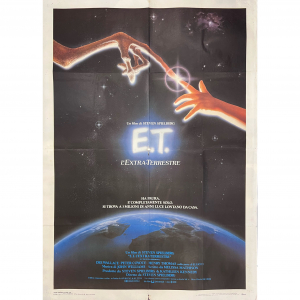  - Manifesto di cinema originale d'epoca E.T. - Steven Spielberg anno 1982