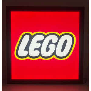  - Insegna Luminosa Lego Cornice in Legno  - AUC6182